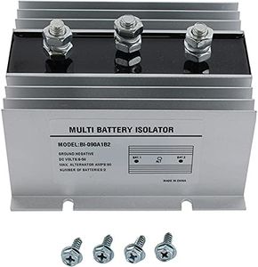 DB Electrical Alternator 626-01001 Compatible With/Replacement For 90 Amp Dual Multi 2 Two Battery Isolator Marine, RV, EMS Vehicles, Fire Trucks/Negative Ground, 6-50 DC Volts Northwest Reg. MBG90