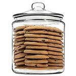1 Gallon Glass Cookie Jar - Large F