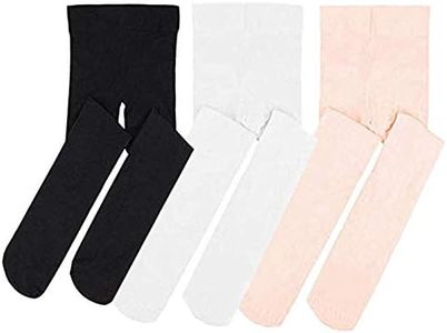 Stelle Girls Ballet Dance Students School Footed Tight (Toddler/Little Kid/Big Kid)(BP+WT+BK,9-14 Years)