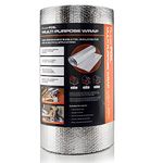 SuperFOIL Foil Insulation Roll 0.6m x 25m - Energy Saving DIY Bubble Foil Sheet - 3-in-1 Sustainable Thermal Insulation Reflective Radiant Barrier & Vapour Barrier - Multi Purpose for Home & Auto