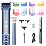 Barberboss Hair Clippers, Men's Beard & Hair Trimmer Set, Beard Trimmer Men, Cordless Hair Clippers Men, Hair Trimmer Men, LED Display, 8 Comb Attachments