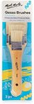 Mont Marte Gesso Brush Set, Sizes 2/4/6 (3 Pieces)