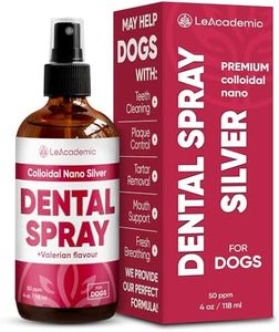 LeAcademic Dog Dental Spray | Dog Teeth Cleaning | Teeth Cleaner for All Breeds | Fresh Breath Spray | Oral Cavity Cleaner | Plaque, Tartar Remover | 4 Oz