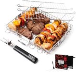 SHIZZO Adjustable Grill Basket, Bar