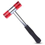 FREEMANS SFH30 Soft Face Acetate Mallet Hammer-30mm With Non-Slip Rubber Grip Handle For Bending and Shaping Metals || Tiles Fitting || Metal Forming || Industrial & Home Professional Use