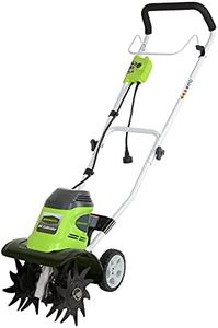 Greenworks 8 Amp 10-Inch Corded Tiller, 27072