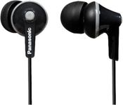 Panasonic Wired Earphones 3.5 mm Jack Black (RP-HJE125-K)