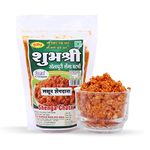 Shubhashree Peanut Chutney with Garlic 350g (Single Pack) | Solapur Hand Pounded Shenga Chutney