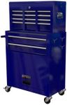 8 Drawer Rolling Tool Chest with Wheels, High Capacity Tool Storage Cabinet & Tool Box Cart, Lockable Rolling Tool Chest with Drawers, Toolbox Organizer for Garage Warehouse Workshop - Blue