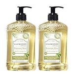 A LA MAISON Liquid Hand Soap, Rosemary Mint - Uses: Hand and Body - Triple French Milled, Essential Oils, Plant Based, Vegan, Cruelty-Free, Alcohol & Paraben Free (16.9 oz, 2 Pack)