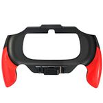 OSTENT Flexible Joypad Bracket Holder Hand Handle Grip for Sony PlayStation PS Vita PSV PCH-2000 Color Red