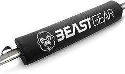 Beast Gear Barbell Pad for Hip Thrust Machine - Heavy Duty, Weightlifting Hip and Squat Bar Pad w/Secure Hook & Loop Fastener - Cushioned Foam Support for Weighted Bar