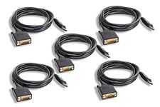 Cablelera DisplayPort to DVI Cable (ZPK016SI-05) Pack of 5