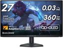 Alienware AW2725DF 27 Inch QHD (2560x1440) Gaming Monitor, 360Hz, QD OLED, 0.03ms, AMD FreeSync Premium Pro, 99.3% DCI-P3, HDR400, USB-C, 2x DisplayPort, HDMI, 4x USB, 3 Year Warranty