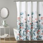 Lush Decor, Blue and Coral Zuri Flo