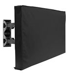 Outdoor TV Cover for Flat Screens Slim Fit Weatherproof Weather Dust Resistant Television Protector