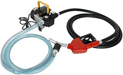 BLACKHORSE-RACING Self Priming 110v Ac 16GPM Oil Transfer Pump Fuel Diesel Kerosene Biodiesel Pump w/Hose & Nozzle