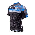 sponeed Bike Jersey for Men Bicycle Shirt Cycling Shorts Sleeve Mountain Tops US XXXL Blue