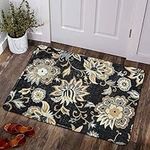 Lahome Floral Washable Area Rugs - 