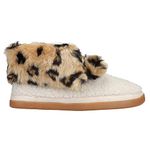 TOMS Women's Celeste Slipper, Natural Faux Shearling Leopard, Numeric_7