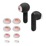 kwmobile 8x Replacement Ear Tips Compatible with JBL Tune Flex - Set of Silicone Eartips for Earbuds Headphones