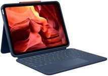 Logitech Rugged Combo 4 Touch Keyboard Case with Trackpad and Smart Connector for iPad (10th Generation) - Classic Blue