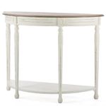 Baxton Studio Console Tables, Wood, White, One Size