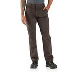 Carhartt Men's Relaxed Fit Washed Twill Dungaree Pant, Dark Coffee, 32W X 30L