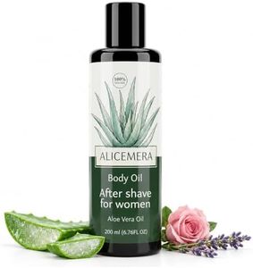 Alicemera After Shave Lotion for Women, Aloe Vera Post Shave Body Oil