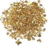 SANNIX 350Pcs Antique Gold Charms B