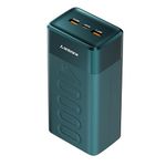 Ambrane Semi Solid Battery Powerbank 40000mAh, New Battery Technology - Extremely Safe with Negligible Fire Risk, 65W Fast Charging - Macbook, Type C Laptop, Mobiles, Other Devices (Stellar 40K,Green)