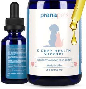 PranaPets Kidney Health Support Supplement for Cats | Naturally Supports Healthy Kidney Function in Cats | Herbal Formula Helps Inflammation & Symptoms of Kidney Issues