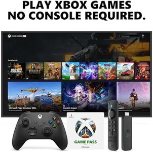 Xbox Wireless Controller - Standard - Carbon Black + Amazon Fire TV Stick 4K + 1 Month Game Pass Ultimate