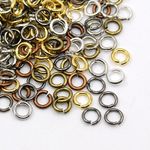 PEPPERLONELY Brand 11000PC/500g Mixed Color 5mm Jump Rings 21 Gauge