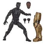 Marvel Legends Series Avengers 6-inch Collectible Action Figure Toy Black Panther, 3 Accessories