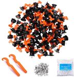 Goysen Tile Leveling System 100pcs Tile Leveler Spacers with 2 Special Wrench, 500pcs 1/12" Tile Spacers. Tile Installation Tool Kit for Building Walls & Floors