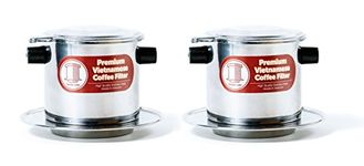 Thang Long Vietnamese Coffee Filter Set. Also known as a Vietnamese Coffee Maker or Press 8oz Gravity Insert (2-Pack)