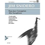 Easy Jazz Conception for Alto Saxophone - 15 solo etudes for jazz phrasing, interpretation and improvisation - alto saxophones - [Language: English & German] - (ADV 14760)