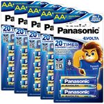 Panasonic EVOLTA Alkaline AA Battery, Pack of 18