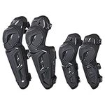 SCOYCO 4pcs Motorcycle Knee Shin Gu