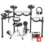 Donner DED-200 Electric Drum Set With Drum Throne/Maple Stick/Earphone/Audio Cable