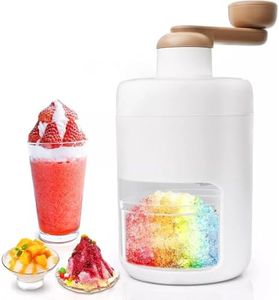 Ice Crusher Machine & Snow Cone Maker | Portable Slushie Machine with Stainless Steel Blades | Lightweight, No Charging Required, BPA-Free for Shaved Ice & Smoothies