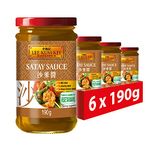 Lee Kum Kee Satay Sauce, Vegetarian, 190 g (Pack of 6)