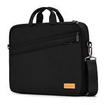 Bagasin 15 15.6 16 inch Laptop Computer and Tablet Shoulder Bag Carrying Case, Water-Repellent Fabric, Lightweight Toploader, Business Casual or School