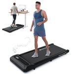 Mobvoi Walking Pad Smart AI Treadmill for Home Portable Under Desk Treadmill with Remote Control LED Display Walking Jogging Running Machine with TicSports APP Adjustable Speeds 6KMH Easy Storage