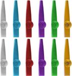 Kazoo Set Made of Metal, Kazoo Music Kazoo Instrument, 14 Pieces Kasu Musical Instruments Made of Aluminium Alloy Kazoos Metal in 7 Colours for Party Gifts, Nose Flute for Children, Music Lovers,