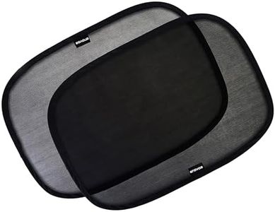 Enovoe Car Window Shade for Baby - (2 Pack) - Medium - 19" x 12" - Cling Car Sun Shade for Windows - Sun, Glare and UV Rays Protection for Your Child - Car Window Shades for Side Window