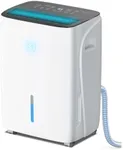 Electactic Max 150 Pint Dehumidifiers for Small/Medium Rooms, Bedrooms & Bathrooms & Basement, Custom Humidity Control, 43dB Quiet, 3 Modes, Home Dehumidifier with Drain Hose & 2.11 Gal Water Tank