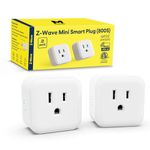 Minoston Z-Wave Outlet Mini Plug-in Socket, Z-Wave Hub Required, Built-in Repeater/Range Extender, Work with SmartThings, Wink, Alexa, FCC Listed (MP21Z)