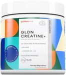 GLDN Creatine - Creatine Monohydrate with HMB for Muscle Health Support and Recovery for GLP1 Muscle Loss Prevention with Vitamin D3 K2 for Joint Health with GLP-1 support - Unflavored - 30 Servings